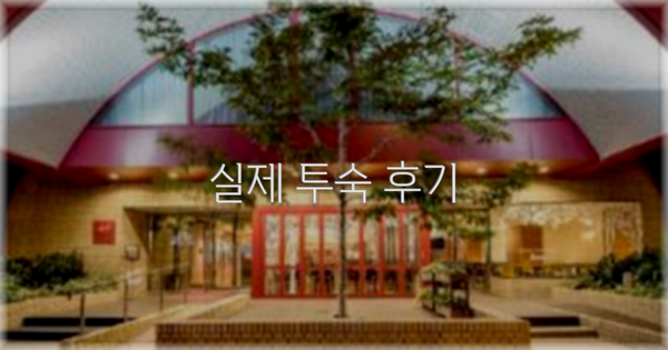 💬 실제 투숙 후기