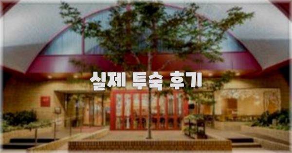 💬 실제 투숙 후기