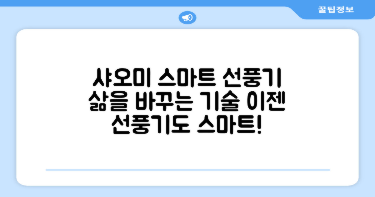 샤오미 스마트 홈, 선풍기의 역할