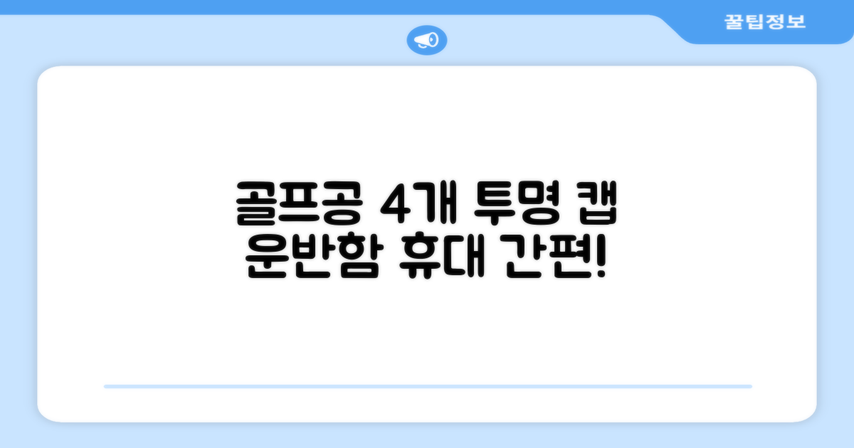 캡 골프 운반 케이스 투명 플라스틱 튜브 휴대용 볼 케이스 골프 정리함이 있는 4Pcs 골프 배럴 투명 튜브, 4개 추천 리뷰