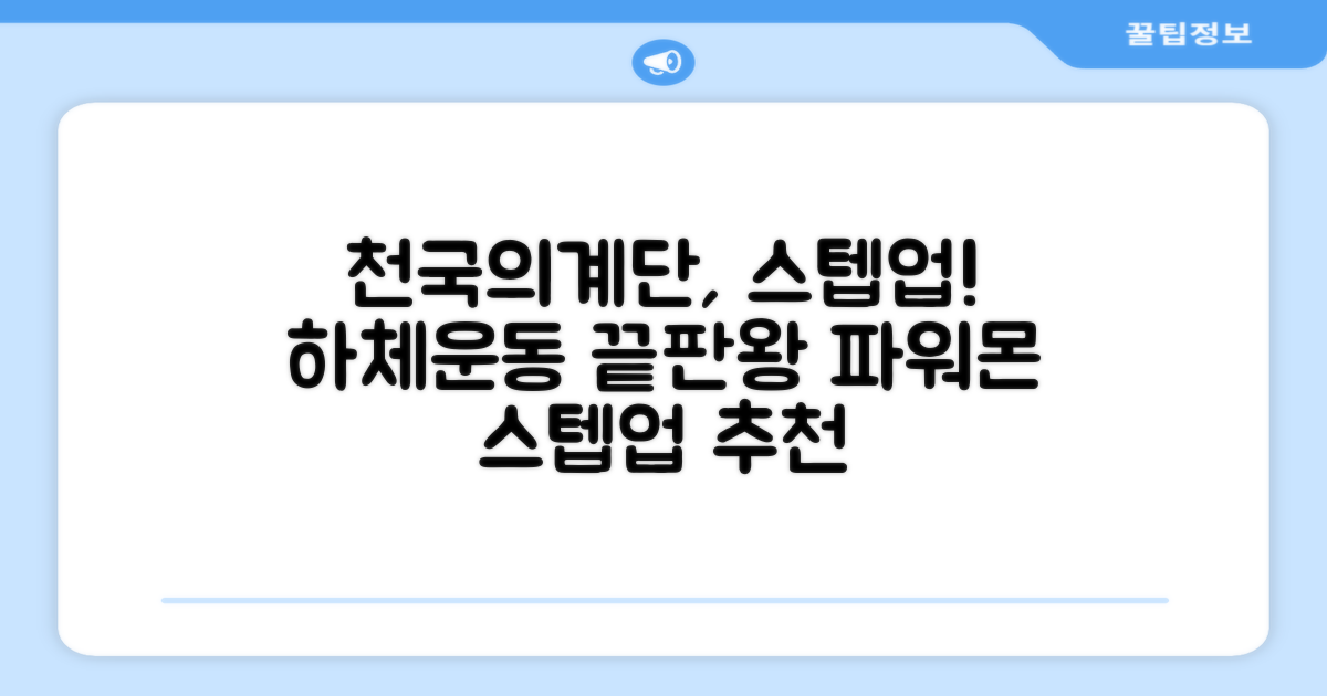 파워몬 천국의계단 스텝업 스텝퍼 스텝밀 에어 클라이머 계단오르기 홈트 실내 하체 운동기구, 파워몬 스텝업 추천 리뷰