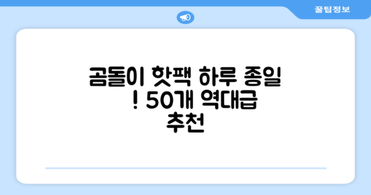 곰도리 하루종일 촥~ 붙이는 핫팩 장시간 고급형, 50개 추천 리뷰