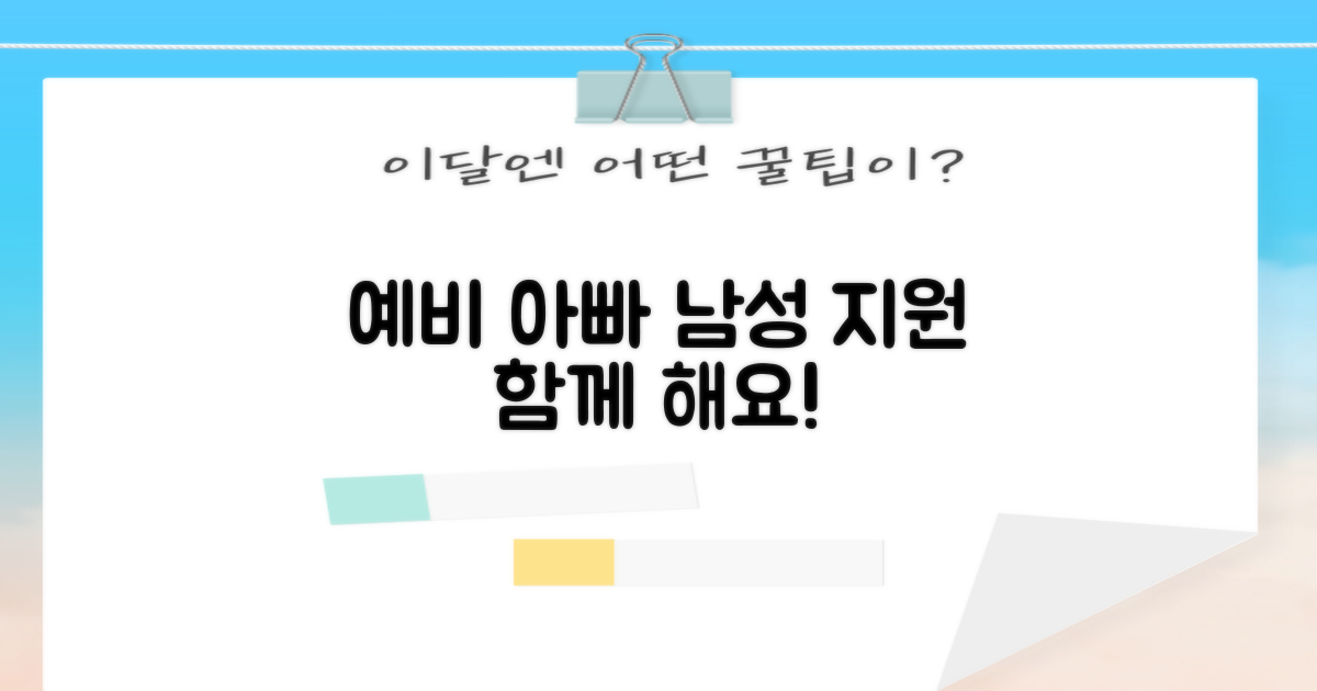 예비 아빠도 함께! 남자지원