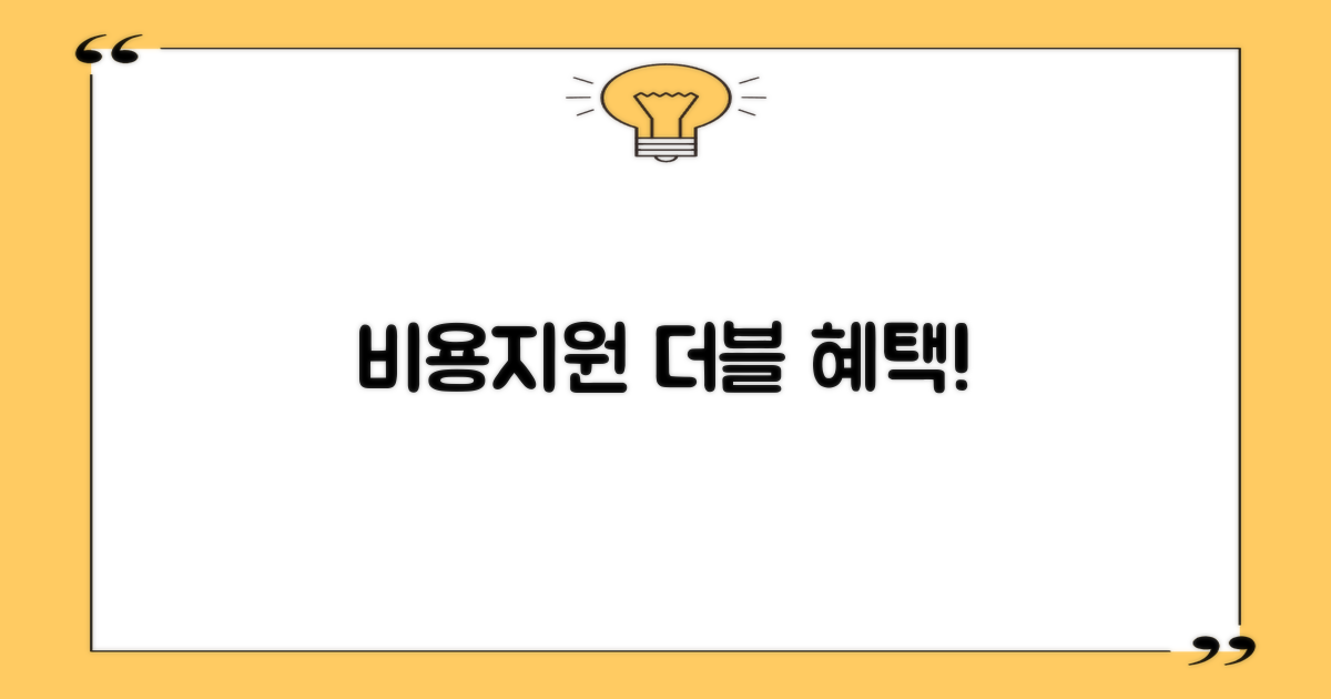 비용/지원 2가지 혜택