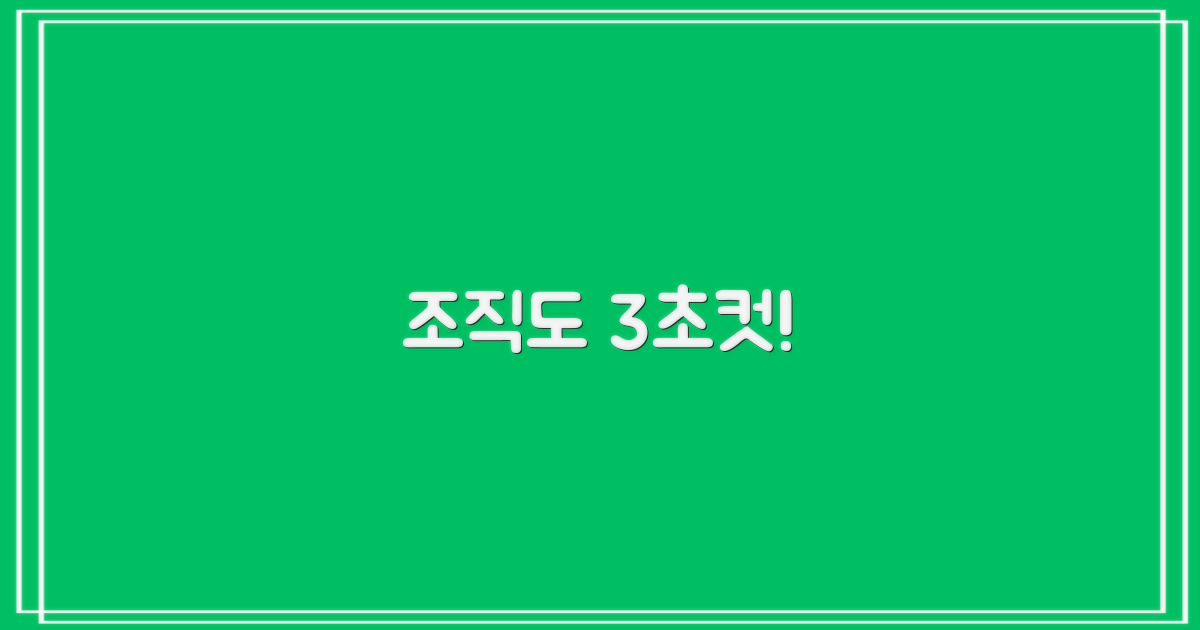 3초 만에 조직도 확인