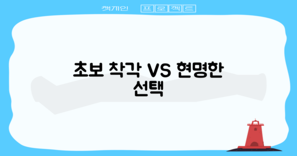 초보의 착각 vs 현명한 선택