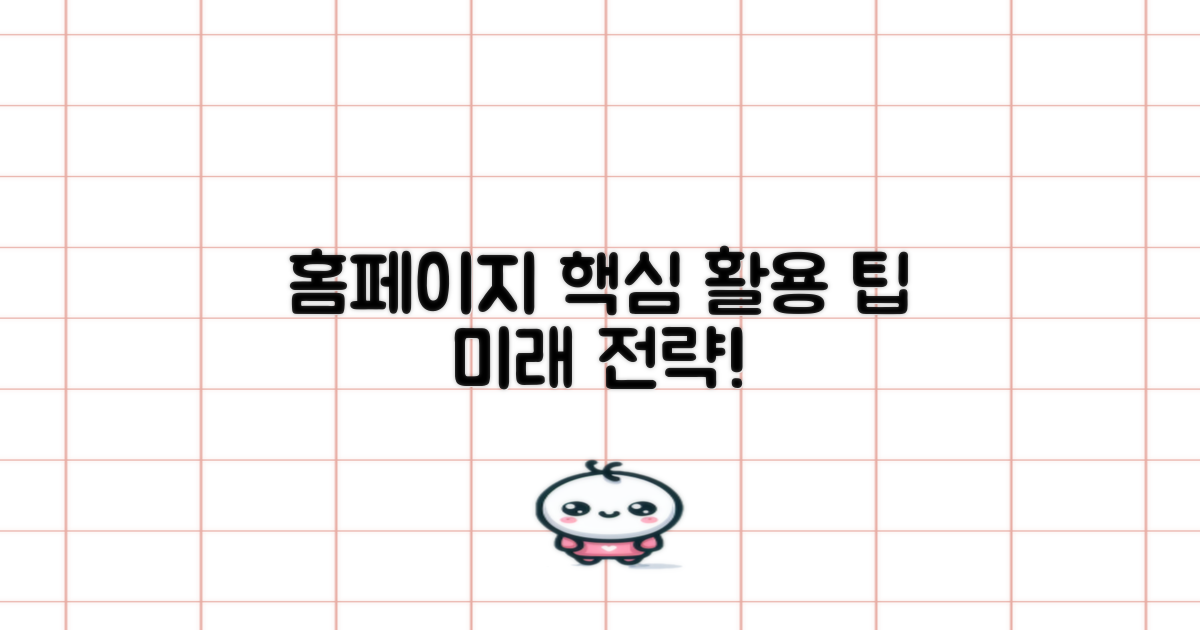 홈페이지 활용 팁과 미래